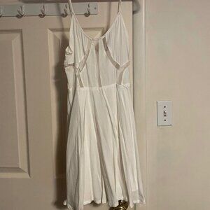 TOBI White Mini Dress Cut Out Size XS